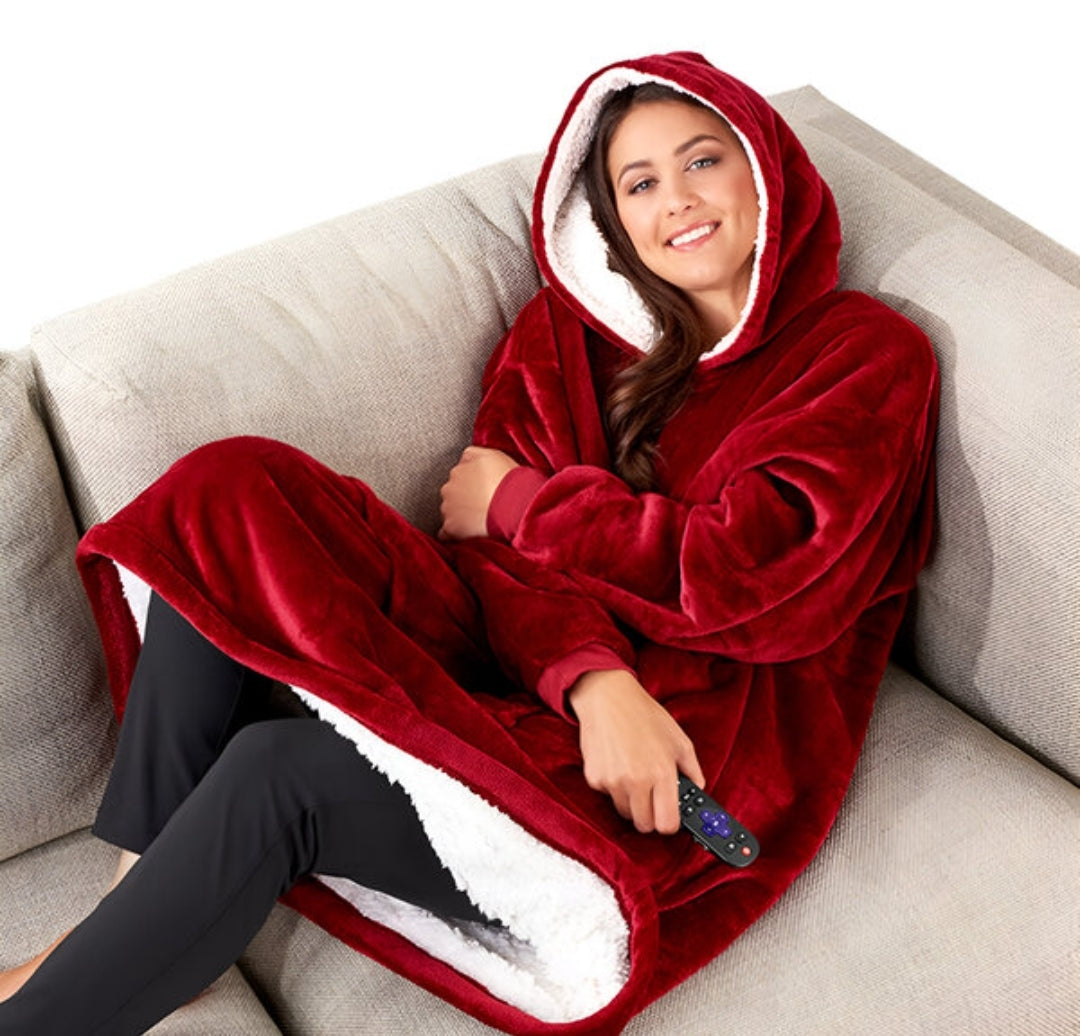 Huggle Hoddie plišana duks deka