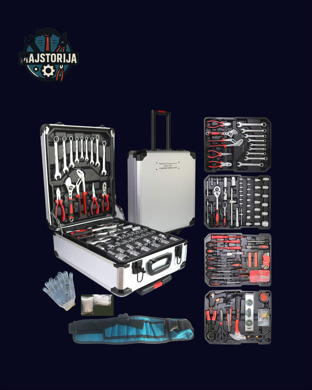 187-dijelni set alata u koferu