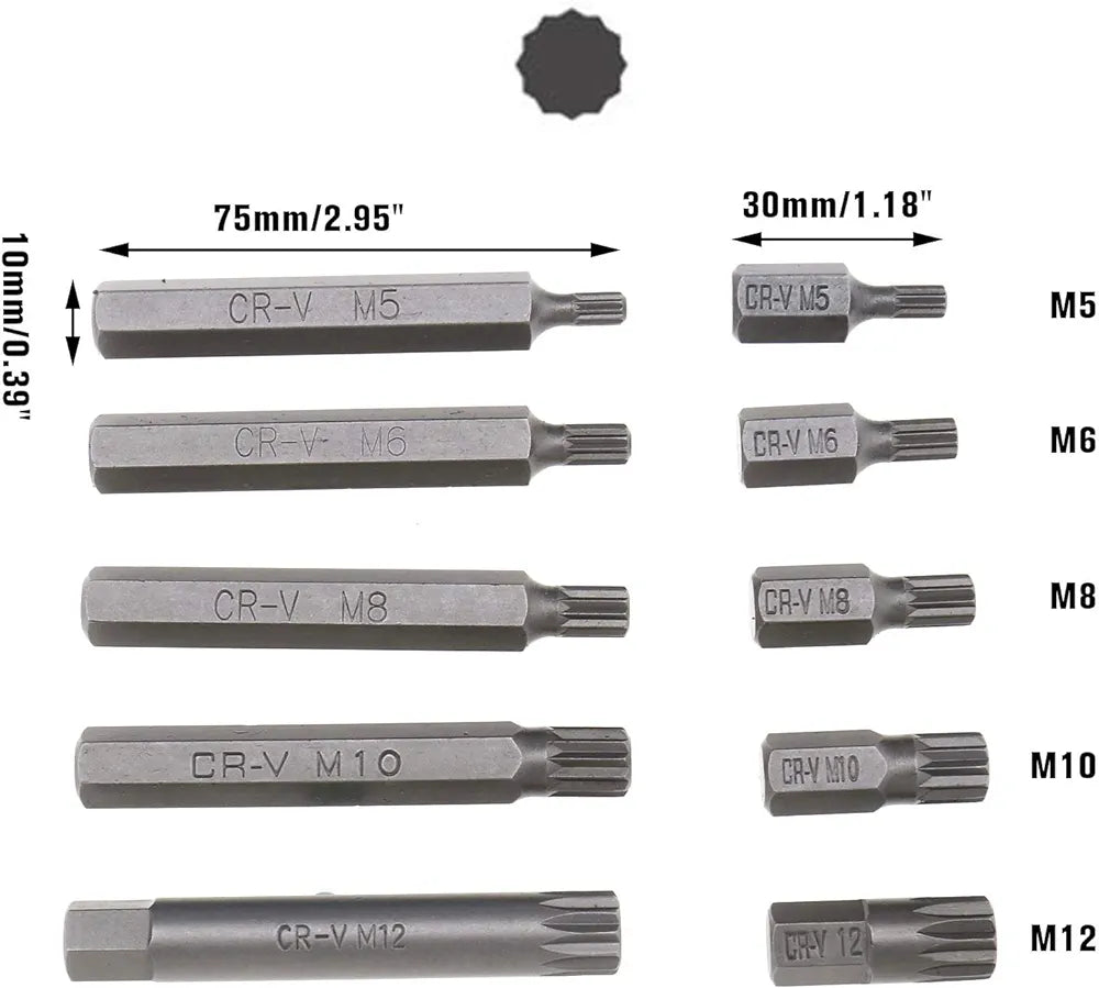 40-dijelni set Torx i imbus ključeva