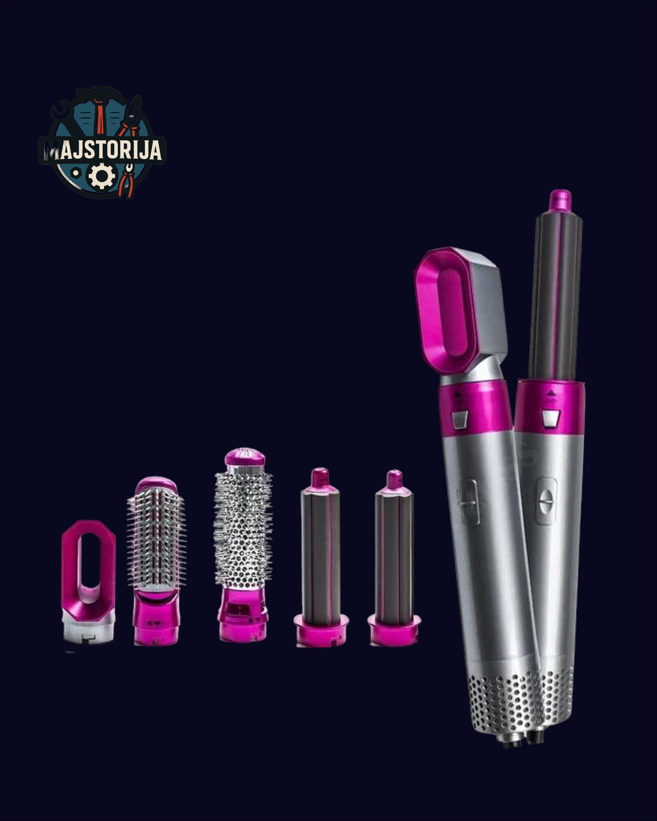 5-u-1 četka za stiliziranje kose