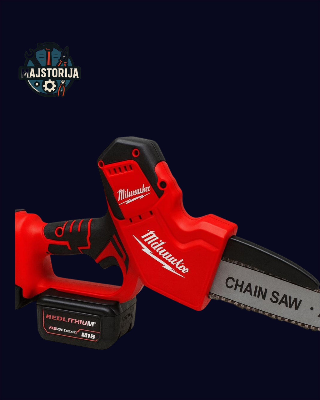 AKU motorna pila Milwaukee 36V – 2025 MODEL (jednoručna)