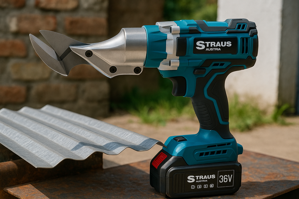 AKU makaze za rezanje lima STRAUS AUSTRIA 36V – PRO verzija