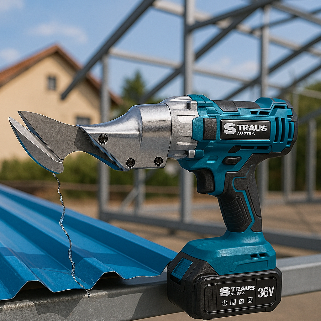 AKU makaze za rezanje lima STRAUS AUSTRIA 36V – PRO verzija