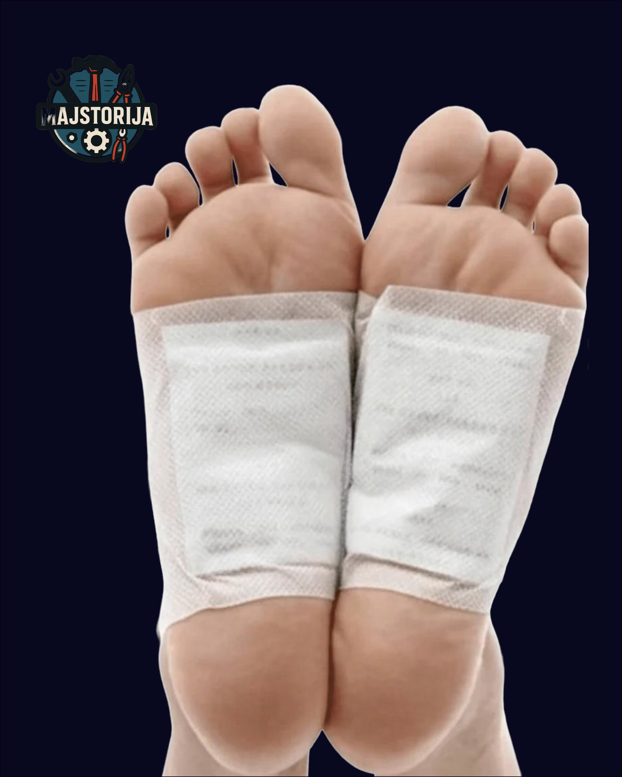 3 paketa detoksikacijskih jastučića za stopala "Kinoki"