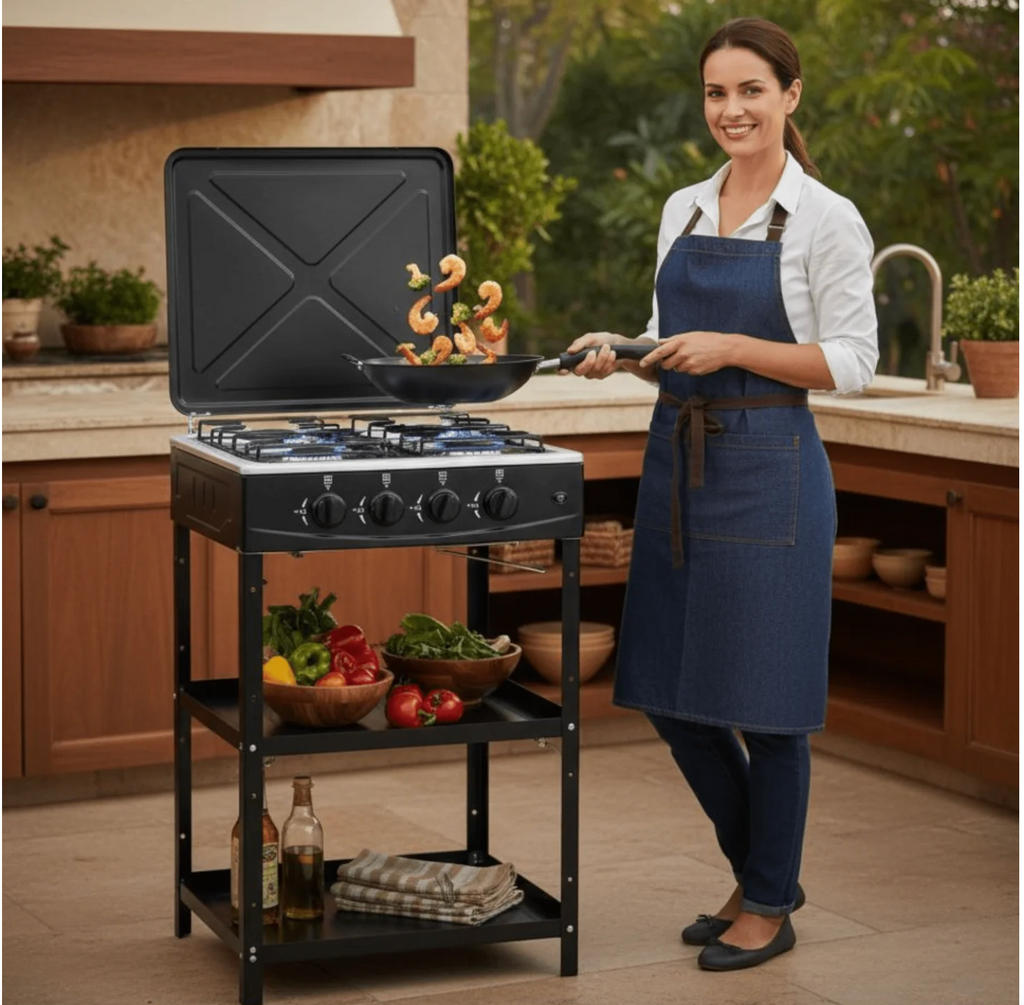 Plinska kuhinjska ploča sa 4 plamenika - "BOKO"