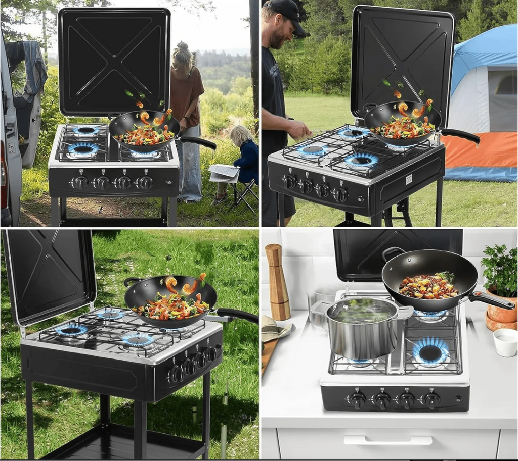 Plinska kuhinjska ploča sa 4 plamenika - "BOKO"