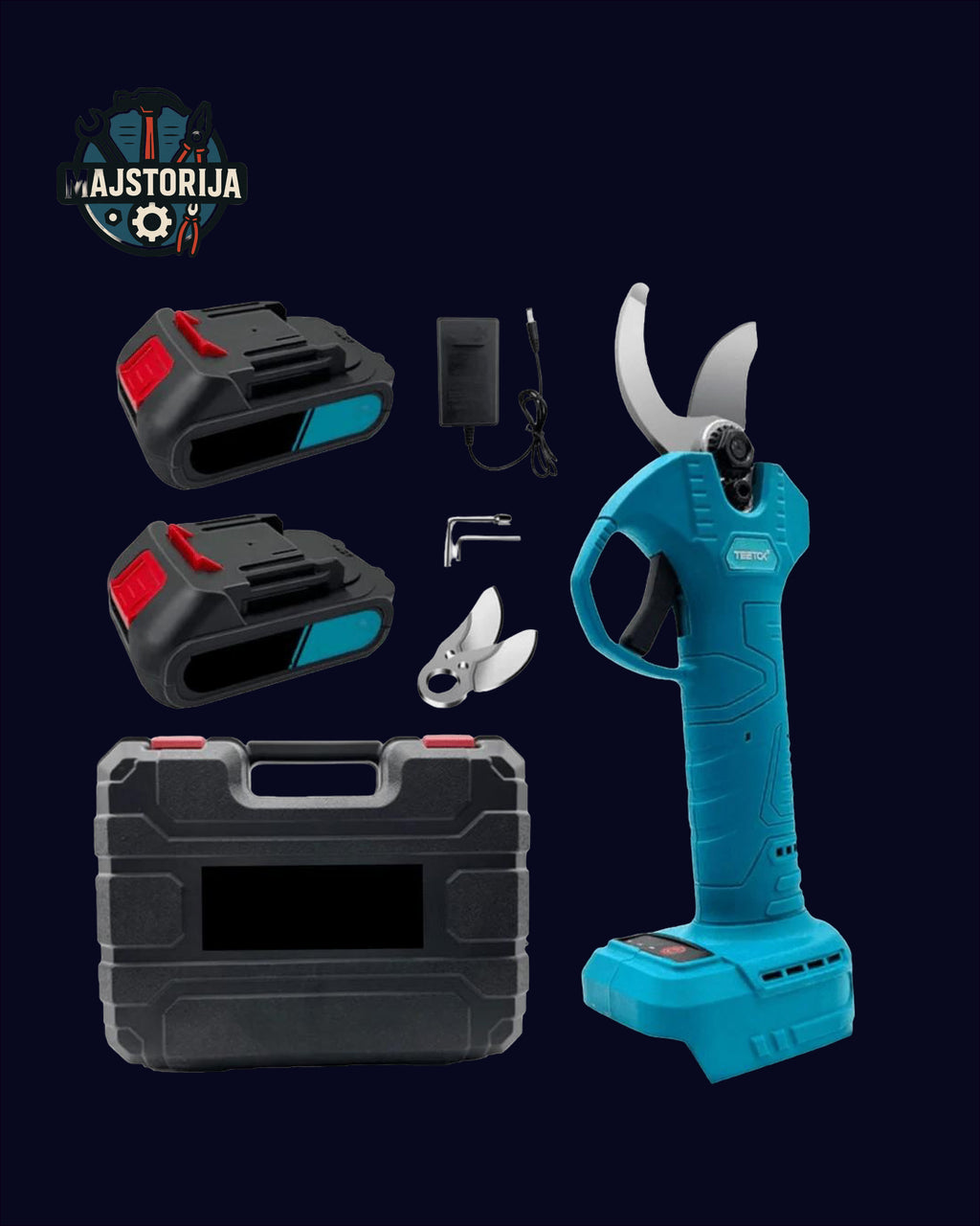 Aku makaze za grane + DVIJE baterije