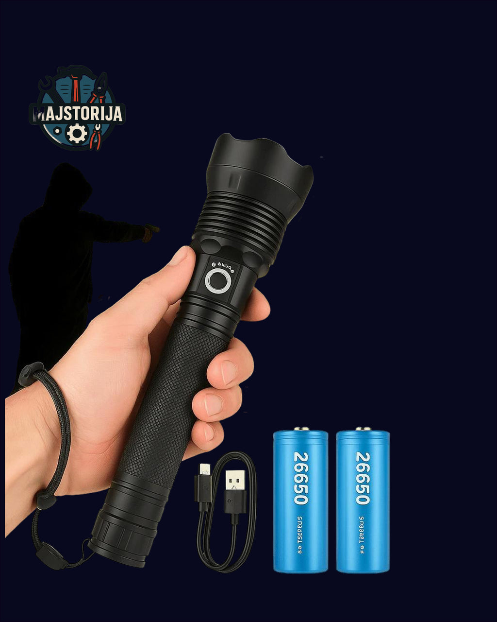 Ultra jaka teleskopska svjetiljka