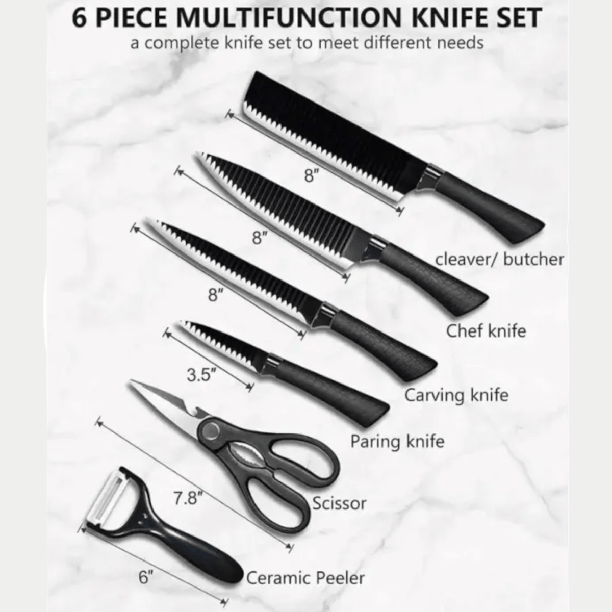 Set noževa Zepter 6u1