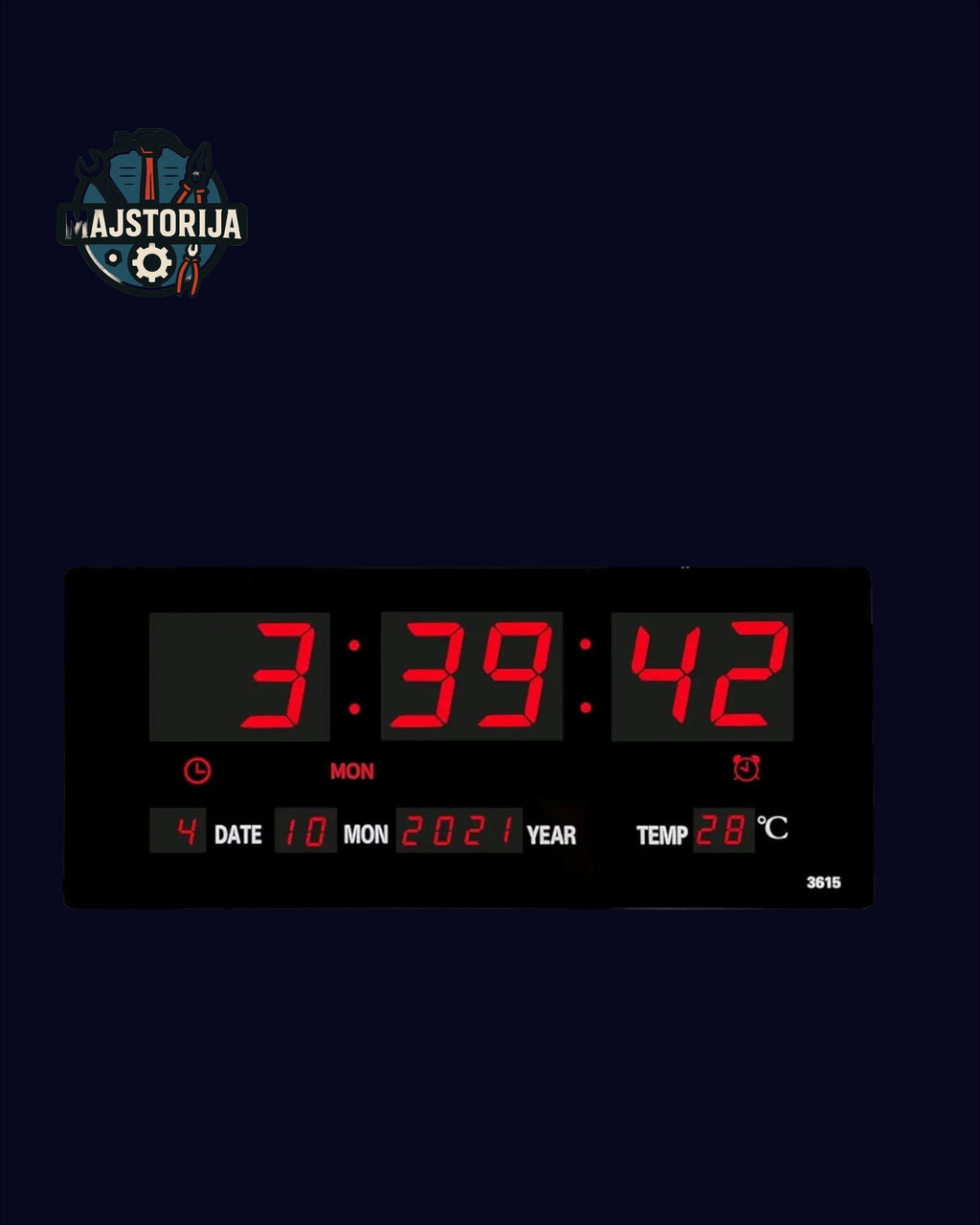 5 u 1 led digitalni sat