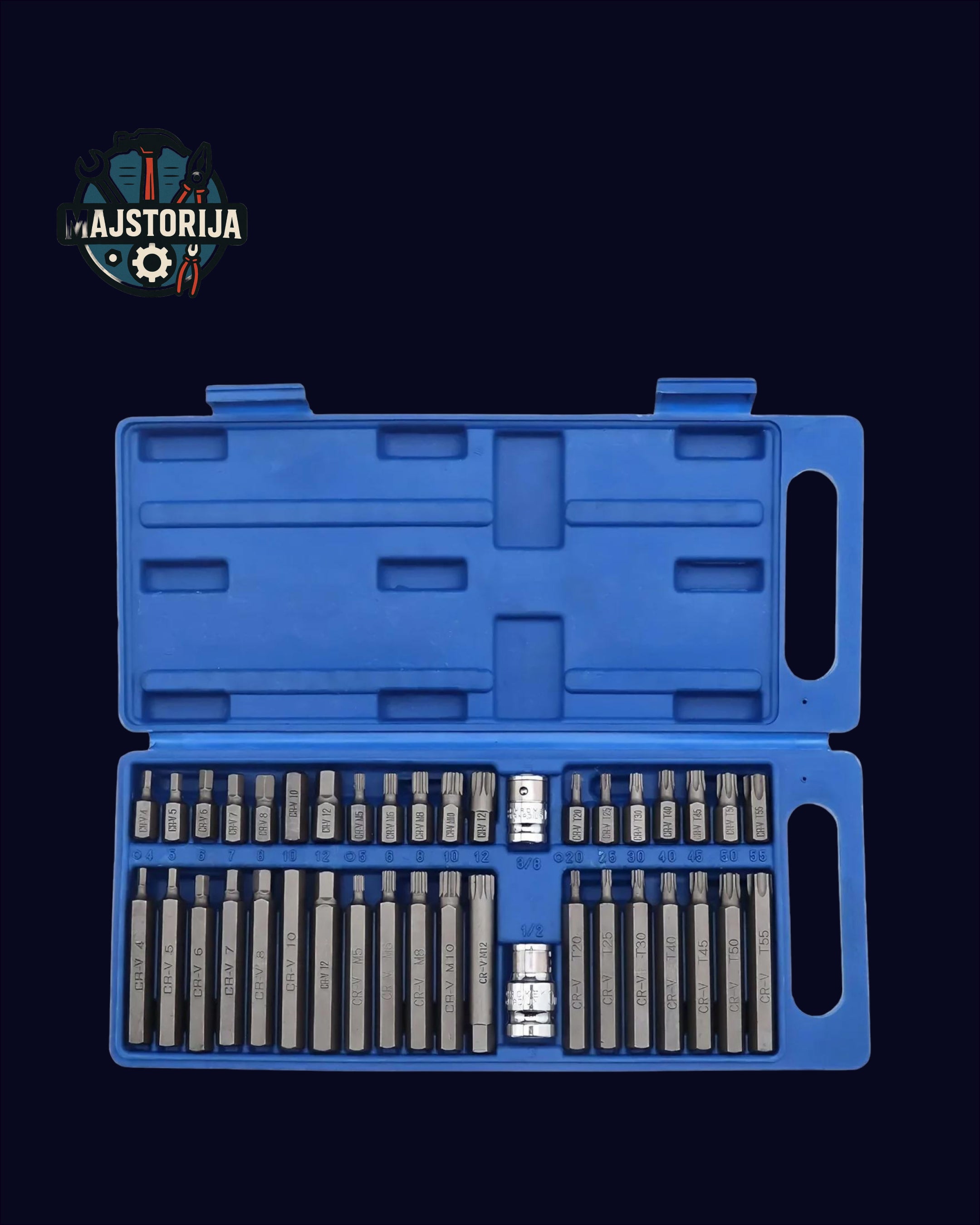 40-dijelni set Torx i imbus ključeva