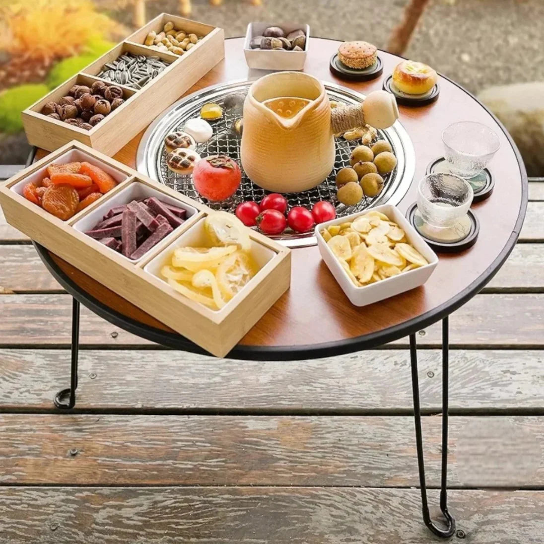 Prijenosni stolić s roštiljem