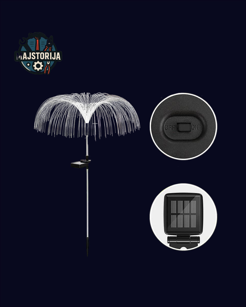 Ukrasne solarne lampe za baštu