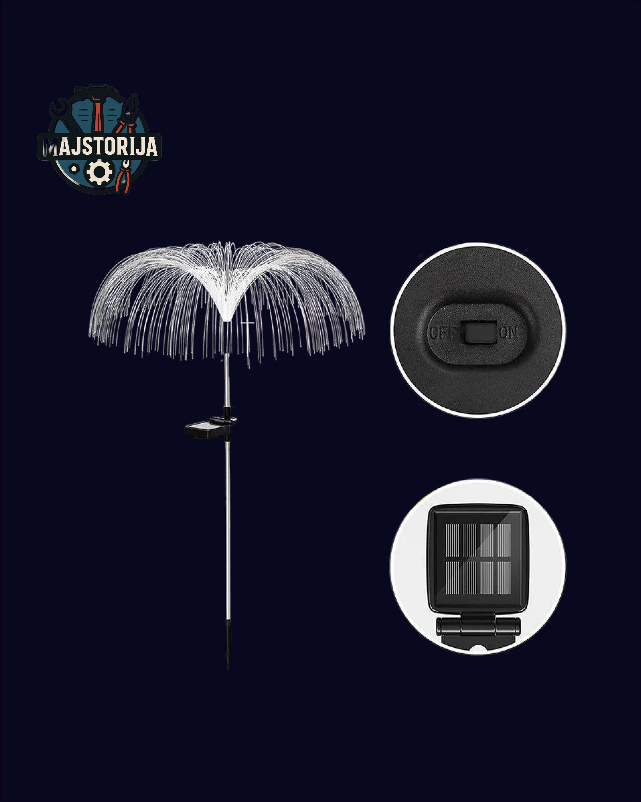 Ukrasne solarne lampe za baštu