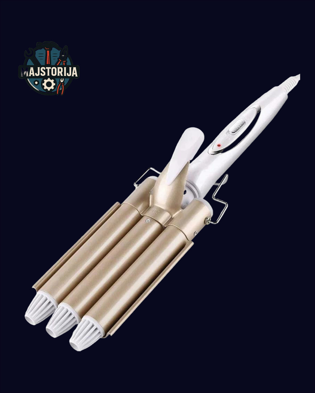 ROZIA Profesionalni trostruki uvijač za kosu