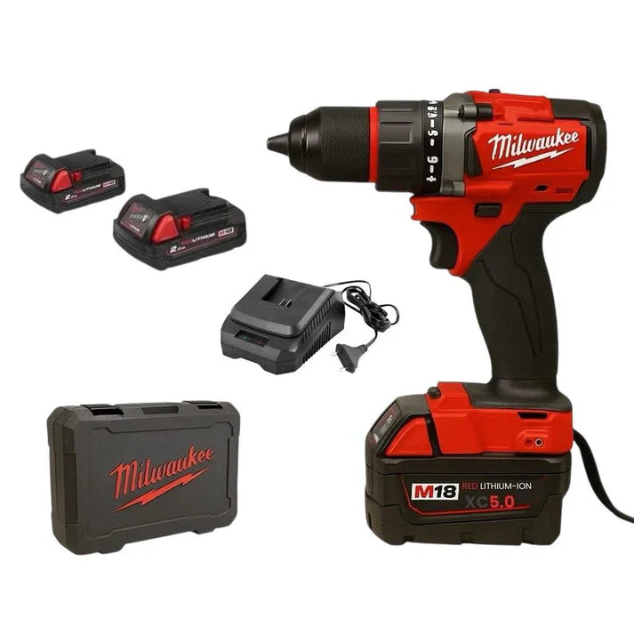 Milwaukee M18 Aku Udarna Bušilica 21V (2x5.0Ah)